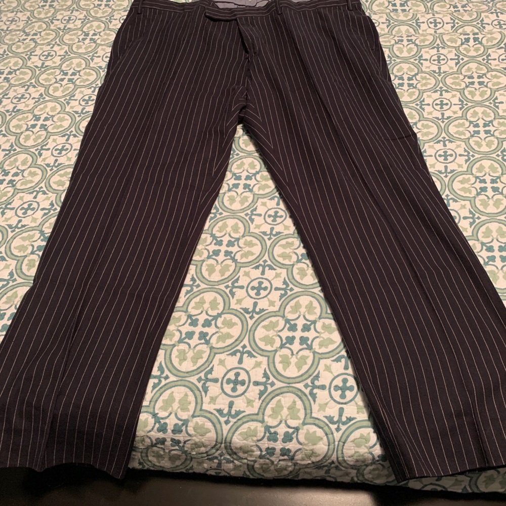 Polo Flat Front pinstripe 44BX32 pant